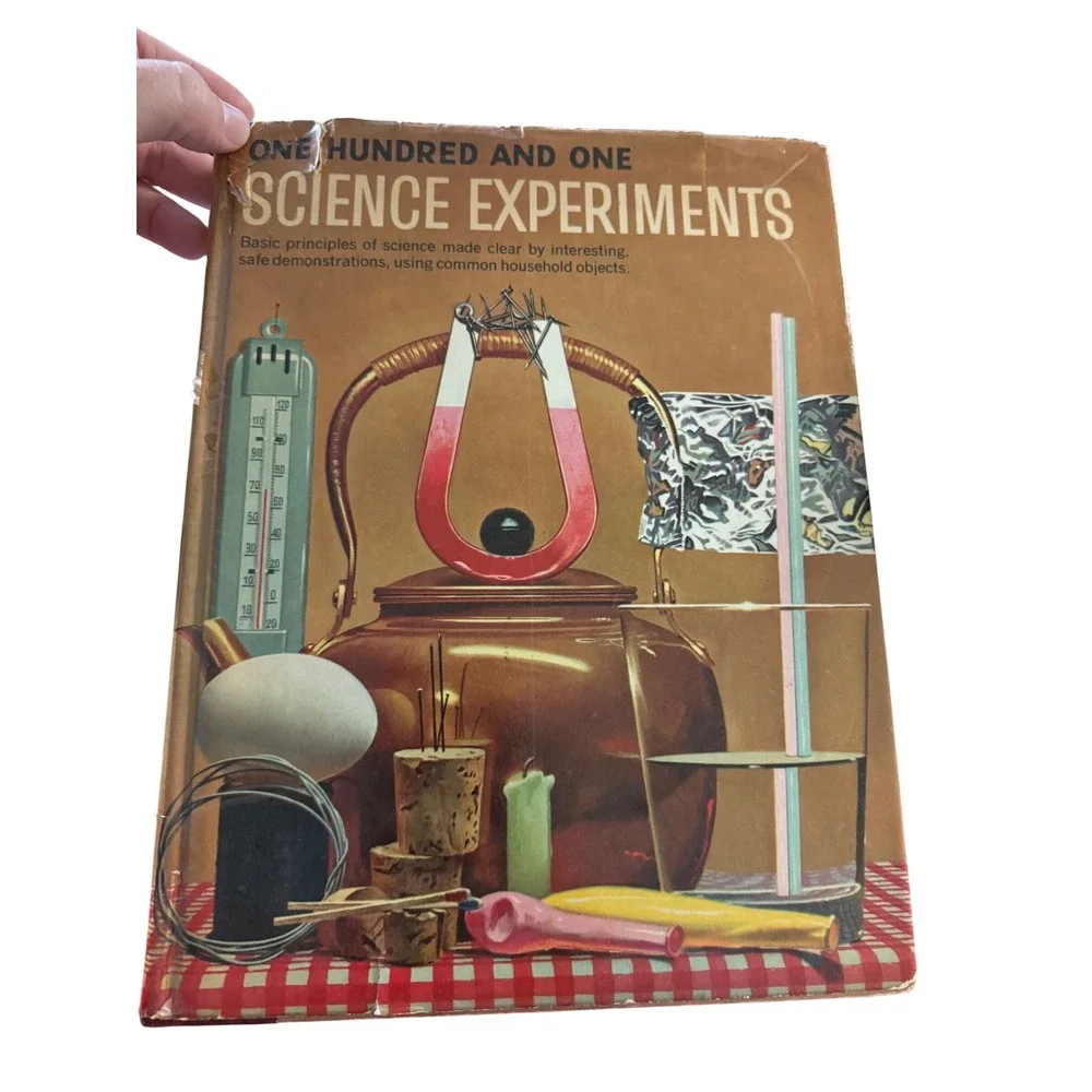 Vintage One Hundred and One Science Experiments Illa Podendorf Hardcover Book